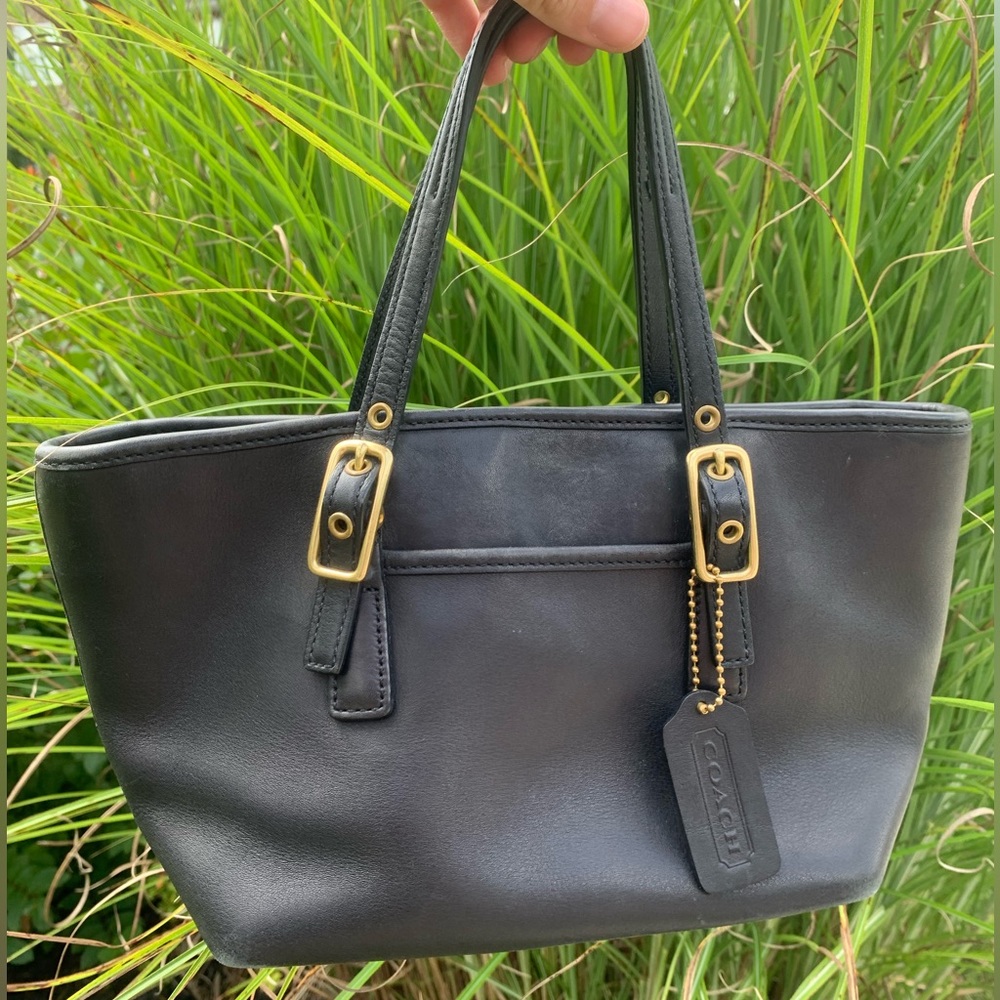 Vintage leather Coach purse